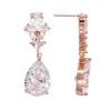 ATHENA BRIDAL | Luxury Sara Earrings -ruusukultaiset pisarakorvakorut
