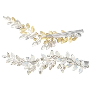 ATHENA BRIDAL | Sandrine -opaalinhohtoinen hiuskoristepakkaus (hopea)