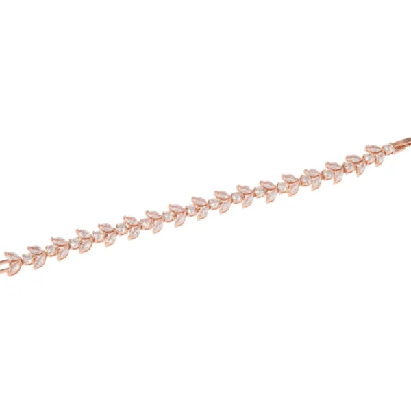 ATHENA BRIDAL, Florence -kirkas kristallirannekoru (ruusukulta)