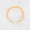 BOHM PARIS | Bracelet Belle -keltainen kukkarannekoru