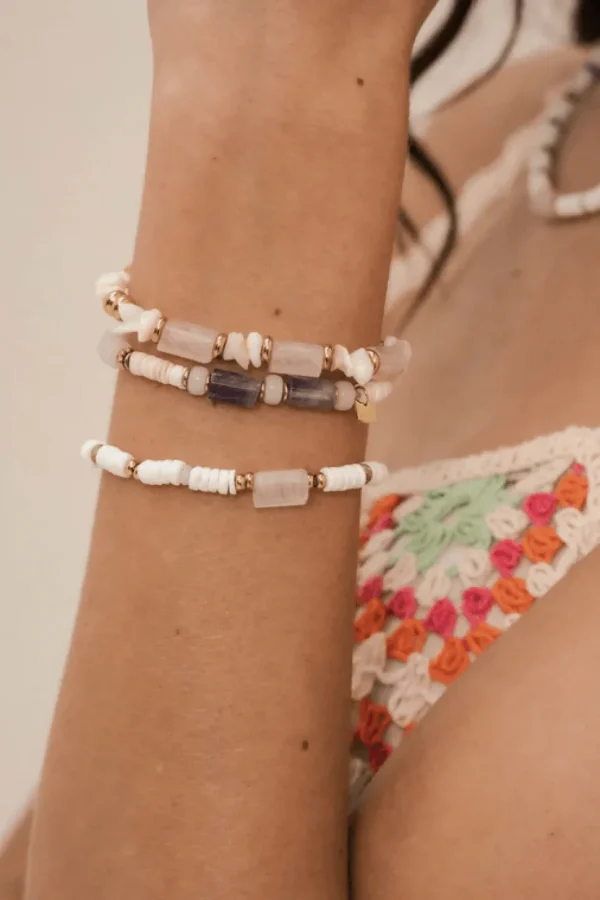 BOHM PARIS | Bracelet Taïssia -turkoosi luonnonkivirannekoru
