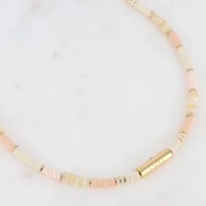 BOHM PARIS | Collier Killian Love -beige kesäkoru simpukkahelmin