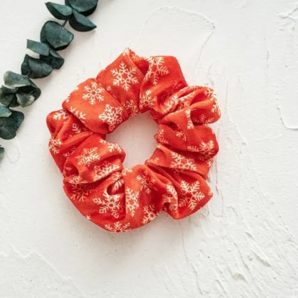 Donitsi/Scrunchie | SUGAR SUGAR, Christmas Snowflake Scrunchie
