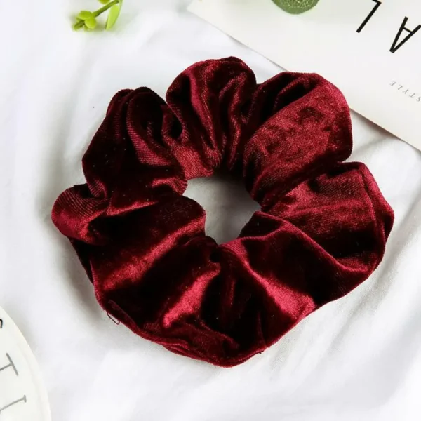 Donitsi/Scrunchie | SUGAR SUGAR, Medium Velvet Scrunchie -samettidonitsi
