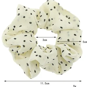Donitsi/Scrunchie | SUGAR SUGAR, Medium Dark Polkadot