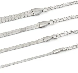 FRENCH RIVIERA | Ada Chain in Silver -kirurginteräksinen 2mm käärmeketju