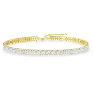 FRENCH RIVIERA | Carly -kultainen kristalli choker
