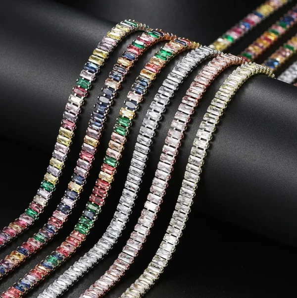 FRENCH RIVIERA | Carly -ruusukultainen kristalli choker