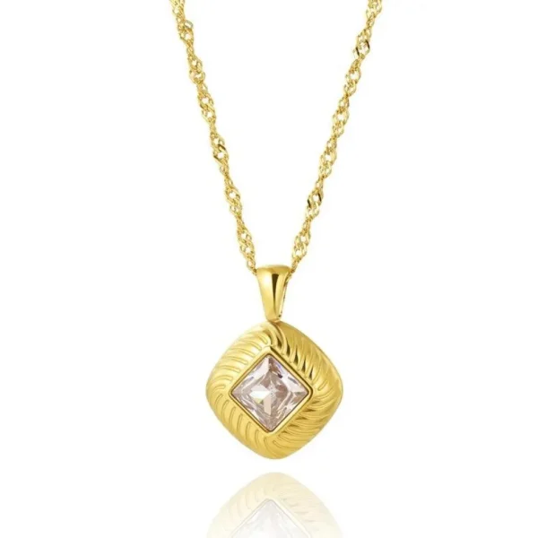 FRENCH RIVIERA | Norah Necklace -kirkas kirurginteräskaulakoru