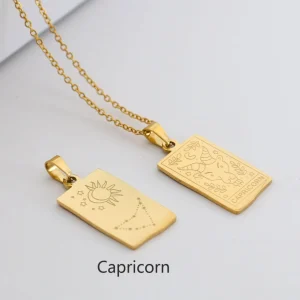 FRENCH RIVIERA | Zodiac -horoskooppikaulakoru kirurginterästä