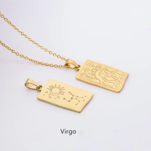 FRENCH RIVIERA | Zodiac -horoskooppikaulakoru kirurginterästä