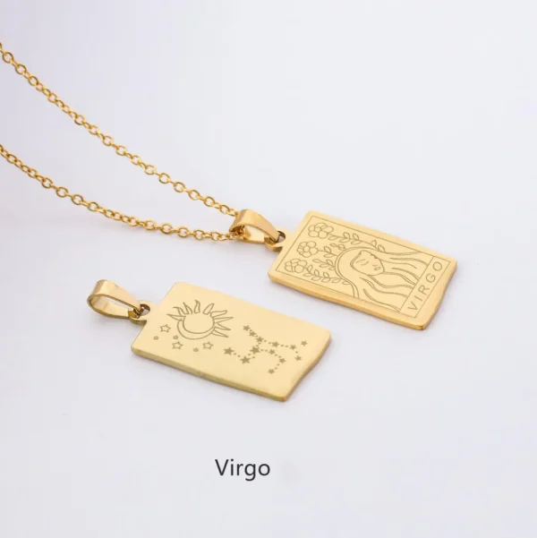 FRENCH RIVIERA | Zodiac -horoskooppikaulakoru kirurginterästä