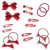 Hiuskoru/pompula, Rockahula KIDS | School Hair Set - 16 Pieces Red