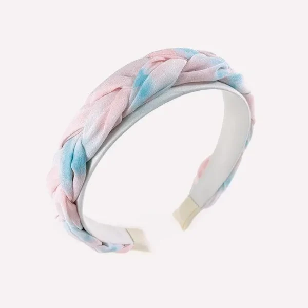 Hiuspanta | SUGAR SUGAR, Braided Tie Dye Hairband in Pink