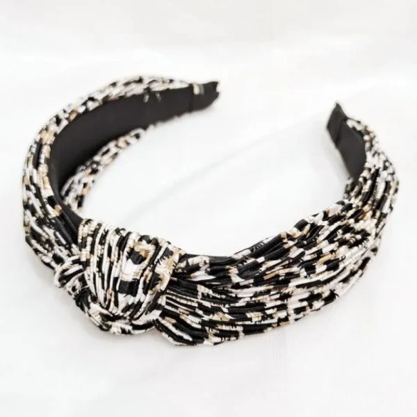 Hiuspanta | SUGAR SUGAR, Leopard in White -leopardi solmupanta