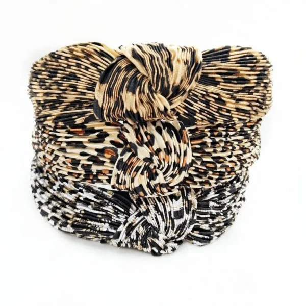 Hiuspanta | SUGAR SUGAR, Leopard in White -leopardi solmupanta