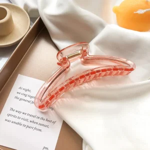 Hiussolki | SUGAR SUGAR, Clear Large Clip -läpikuultava hainhammas