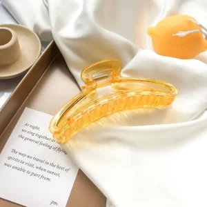 Hiussolki | SUGAR SUGAR, Clear Large Clip -läpikuultava hainhammas