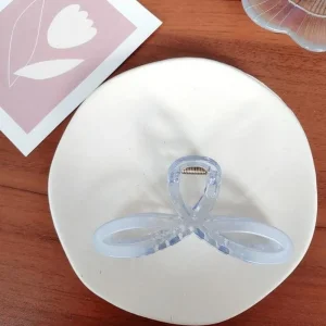 Hiussolki | SUGAR SUGAR, Pastel Bow -pastellisävyinen rusetti hainhammas