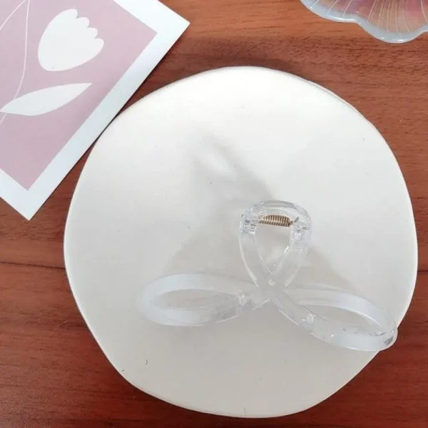 Hiussolki | SUGAR SUGAR, Pastel Bow -pastellisävyinen rusetti hainhammas