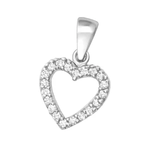 Hopeinen riipus, Classic Heart Pendant