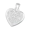 Hopeinen riipus, Elegant Heart Pendant