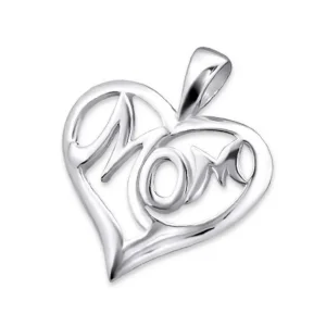 Hopeinen riipus, Mom (sydänriipus äidille)