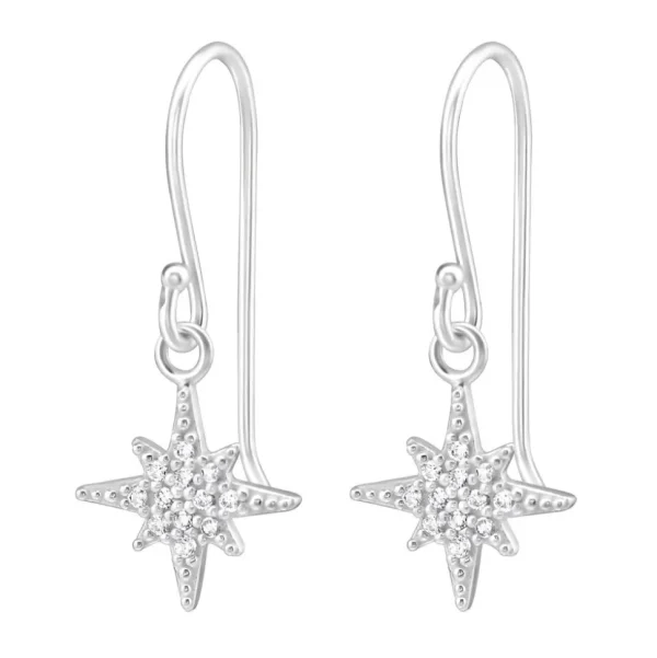 Hopeiset korvakorut, Christmas Star -jouluntähti