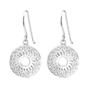 Hopeiset korvakorut, Lace Circle