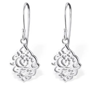 Hopeiset korvakorut, Romantic Lace Lotus