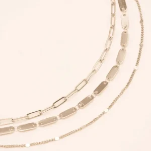 Kaulakoru, BOHM PARIS | Collier Wiktoria -kerroskaulakoru (hopea)