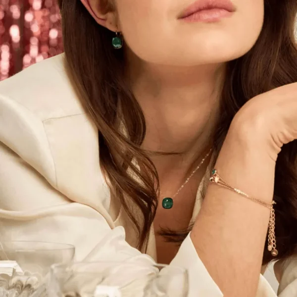 Kaulakoru, BOHM PARIS | Collier Bea -tummansininen/hopea