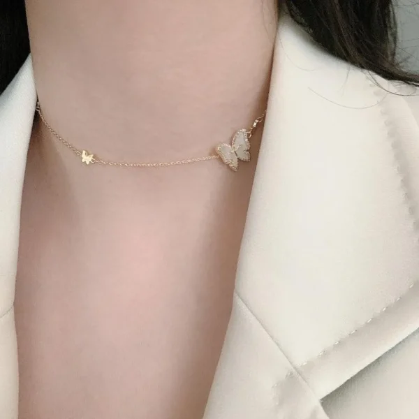 kaulakoru, FRENCH RIVIERA | Butterfly Choker in Gold