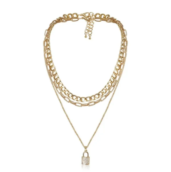 Kerroskaulakoru, FRENCH RIVIERA | Chunky Layer Necklace in Gold