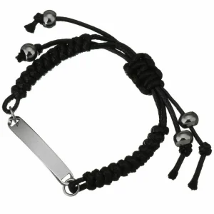 Kirurginteräksinen rannekoru, Relaxed Black Bracelet