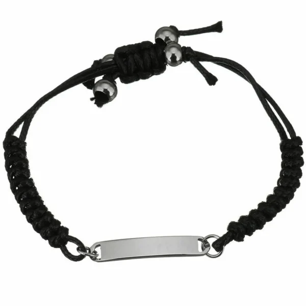 Kirurginteräksinen rannekoru, Relaxed Black Bracelet