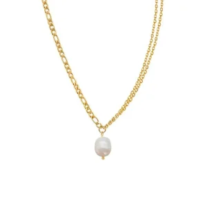 Kirurginteräskaulakoru, FRENCH RIVIERA | Double Chain Necklace in Gold