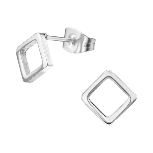 Kirurginteräsnapit, Modern Square Earstuds
