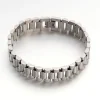 Kirurginteräsrannekoru, Stainless Steel Simple Style