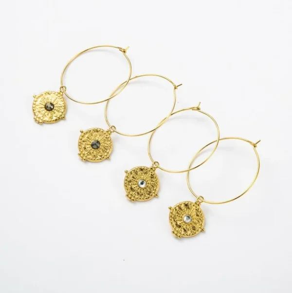 Kirurginteräsrenkaat, FRENCH RIVIERA | Large 2 in 1 Hoops