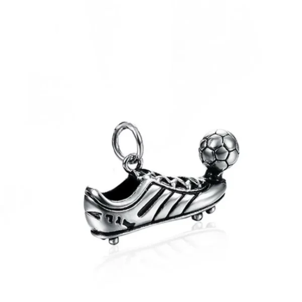 Kirurginteräsriipus, Football Shoe Pendant