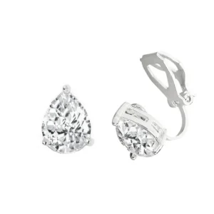 Klipsikorvakorut, ATHENA BRIDAL | Classic Teardrop Earrings -pisaranapit