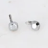 Korvakorut, BOHM PARIS | Boucles Bea -harmaat kristallikorvakorut, hopea
