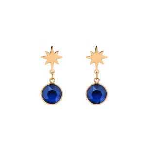 Korvakorut, BOHM PARIS | Boucles Étoile avec cristal royal blue
