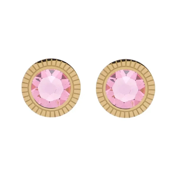 Korvakorut, BOHM PARIS | Boucles D'oreilles Miel avec cristal rose