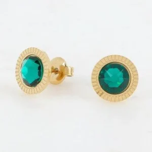 Korvakorut, BOHM PARIS | Boucles Miel -emerald