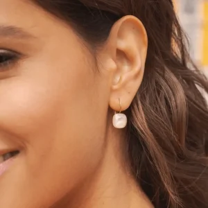 Korvakorut, BOHM PARIS | Boucles Bea -harmaat kristallikorvakorut, hopea