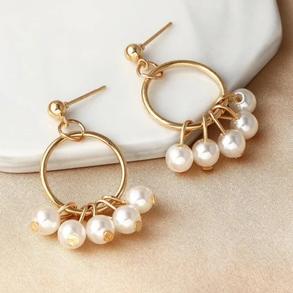 Korvakorut, FRENCH RIVIERA | Pearl Earrings -helmikorvakorut