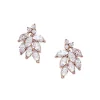 Kristallikorvakorut, ATHENA BRIDAL | Dainty Bella Earrings in Rosegold