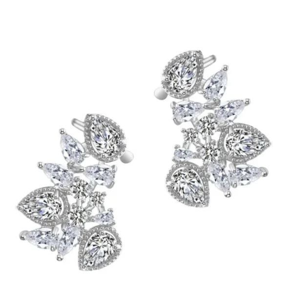 Kristallikorvakorut, ATHENA BRIDAL | Glamour Cluster Earrings